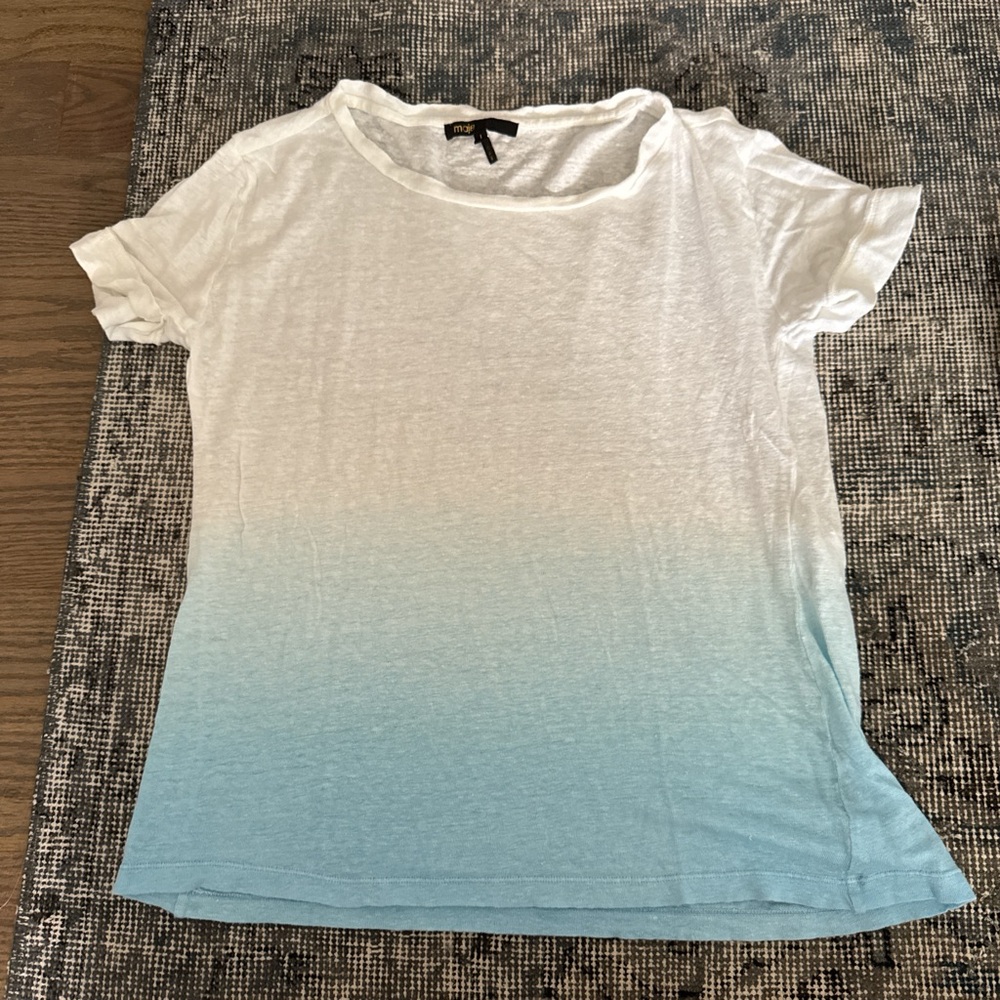 MAJE ombré shirt size 1